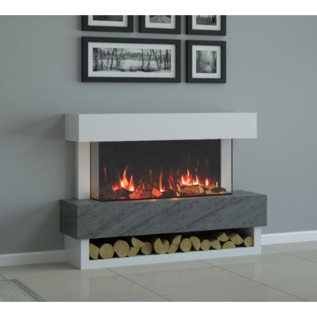 OER Vancouver Electric Fireplace Suite - VS150 Fire