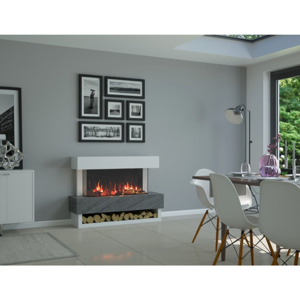 OER Vancouver Electric Fireplace Suite - VS150 Fire