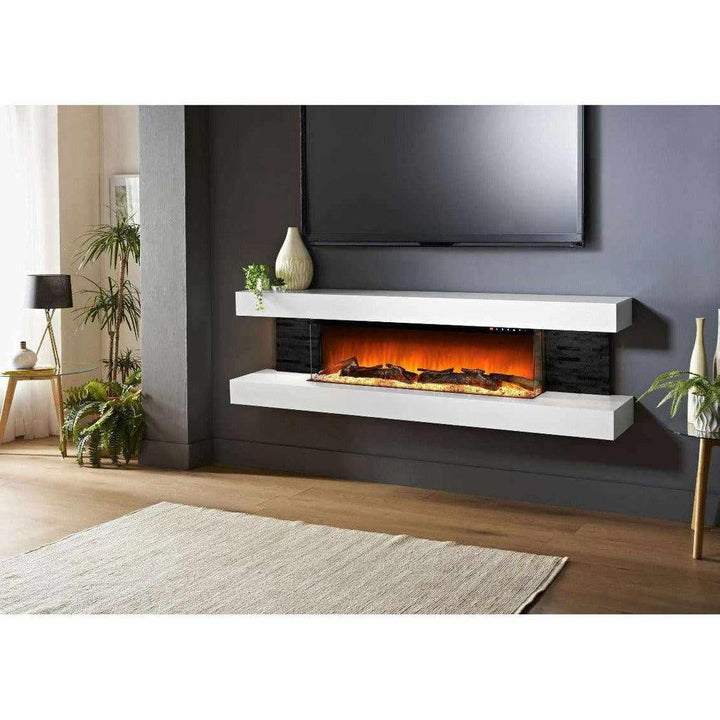 Vegas 63 Wall Mounted Fireplace Electric - Floating Fireplace